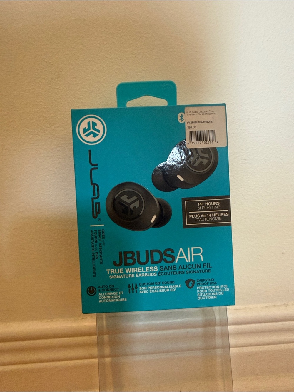 JLab JBuds Air True Wireless Earbuds - Teal Packaging